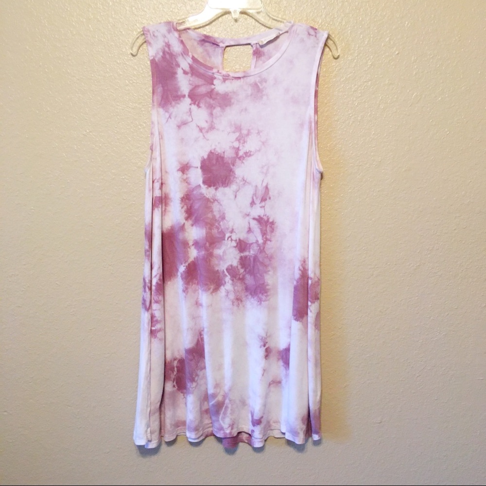Altar’d State Tie dye knit tank dress